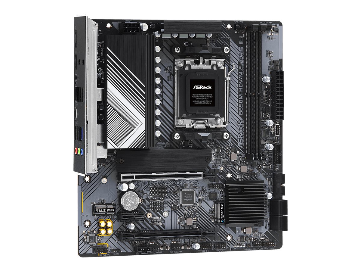 ASRock B650M-HDV/M.2 - Motherboard - micro ATX - Socket AM5 - AMD B650