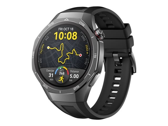 Huawei Watch GT 5 Pro - Titan - intelligente Uhr mit Riemen - Schwarz
