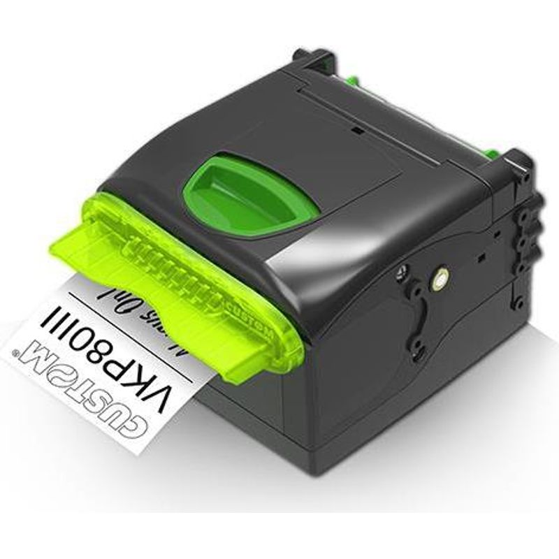 Custom VKP80III - Seitenanschluss - Belegdrucker - Thermotransfer - Rolle (8,25 cm) - 203 dpi - bis zu 250 mm/Sek. - USB 2.0, LAN (915DX010100J00)