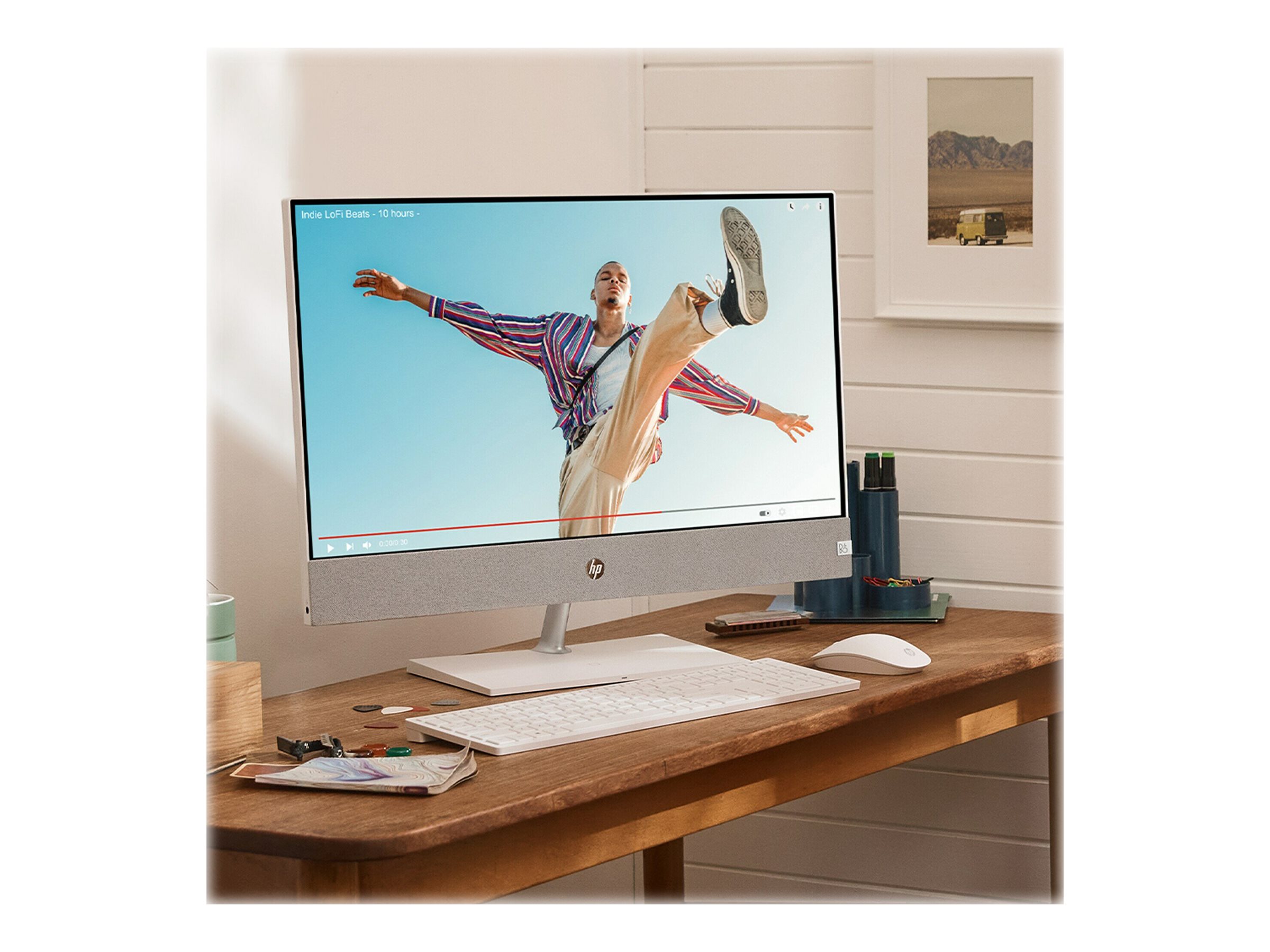 HP Pavilion 24-ca0400ng - All-in-One (Komplettlösung) - Ryzen 5 5500U 2.1 GHz - 16 GB - SSD 512 GB - LED 60.5 cm (23.8") - Deutsch