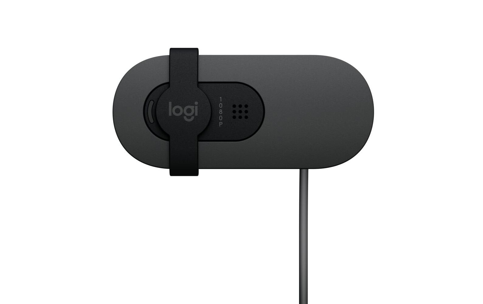 Logitech BRIO 100 - Webcam - Schwarz - 2 MP - 1920 x 1080 - 1080p, 720p - Audio - USB
