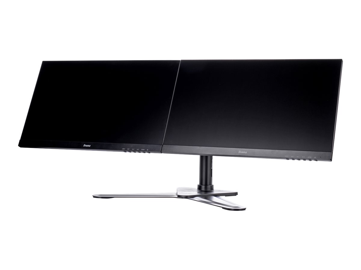 Iiyama DS1002D-B1 Aufstellung - einstellbarer Arm - für 2 Monitore - Schwarz
