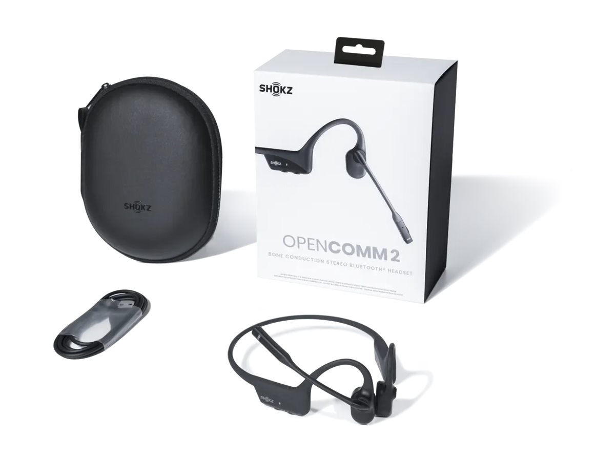 AfterShokz OpenComm2 2025 Upgrade (C120-AN-BK-EU-000)
