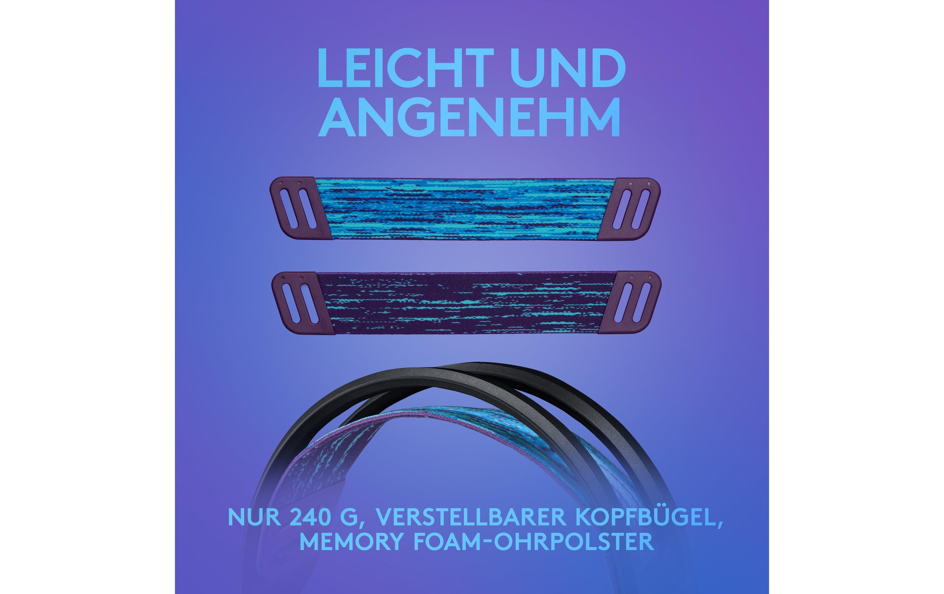 Logitech G G335 Wired Gaming Headset - Headset - ohrumschließend - kabelgebunden - 3,5 mm Stecker - Schwarz - Discord Certified