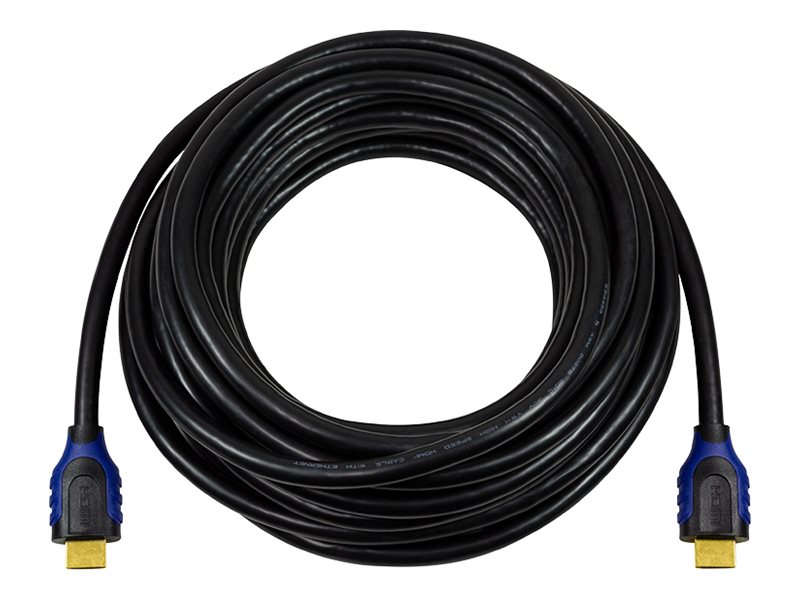 LogiLink High Speed with Ethernet - HDMI-Kabel mit Ethernet - HDMI männlich zu HDMI männlich - 2 m - Schwarz - 4K Unterstützung