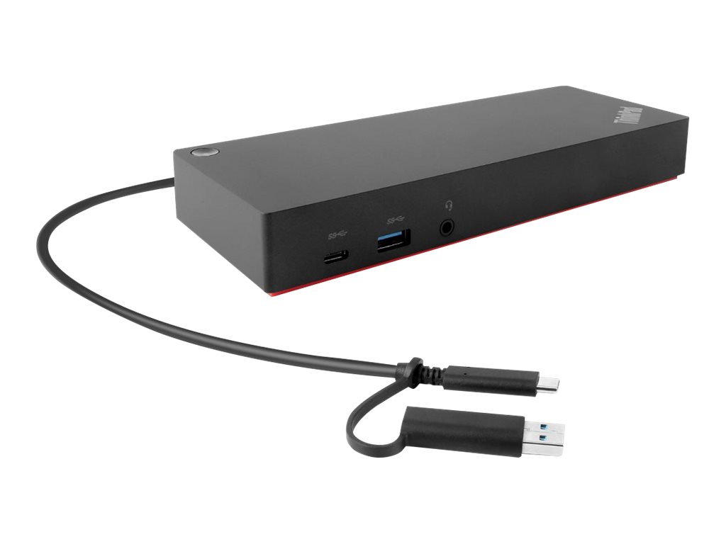 Lenovo ThinkPad Hybrid USB-C with USB-A Dock - Dockingstation - USB-C - 2 x HDMI
2 x DP - 1GbE