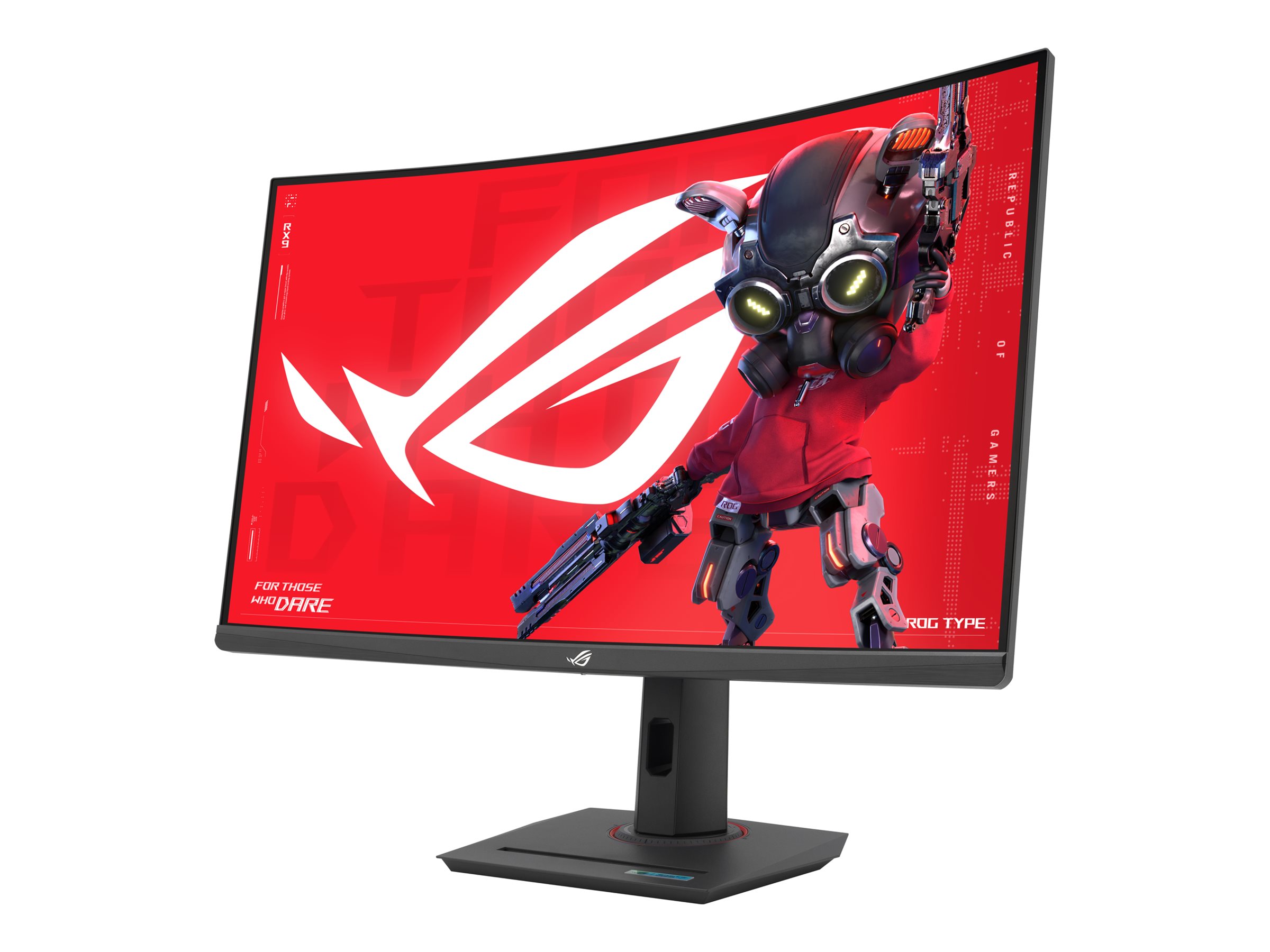 ASUS ROG Strix XG32WCMS - LED-Monitor - Gaming - gebogen - 81.3 cm (32") (31.5" sichtbar) - 2560 x 1440 QHD @ 280 Hz - Rapid VA - 400 cd/m² - 4000:1 - DisplayHDR 400 - 1 ms - HDMI, DisplayPort, USB-C - Schwarz