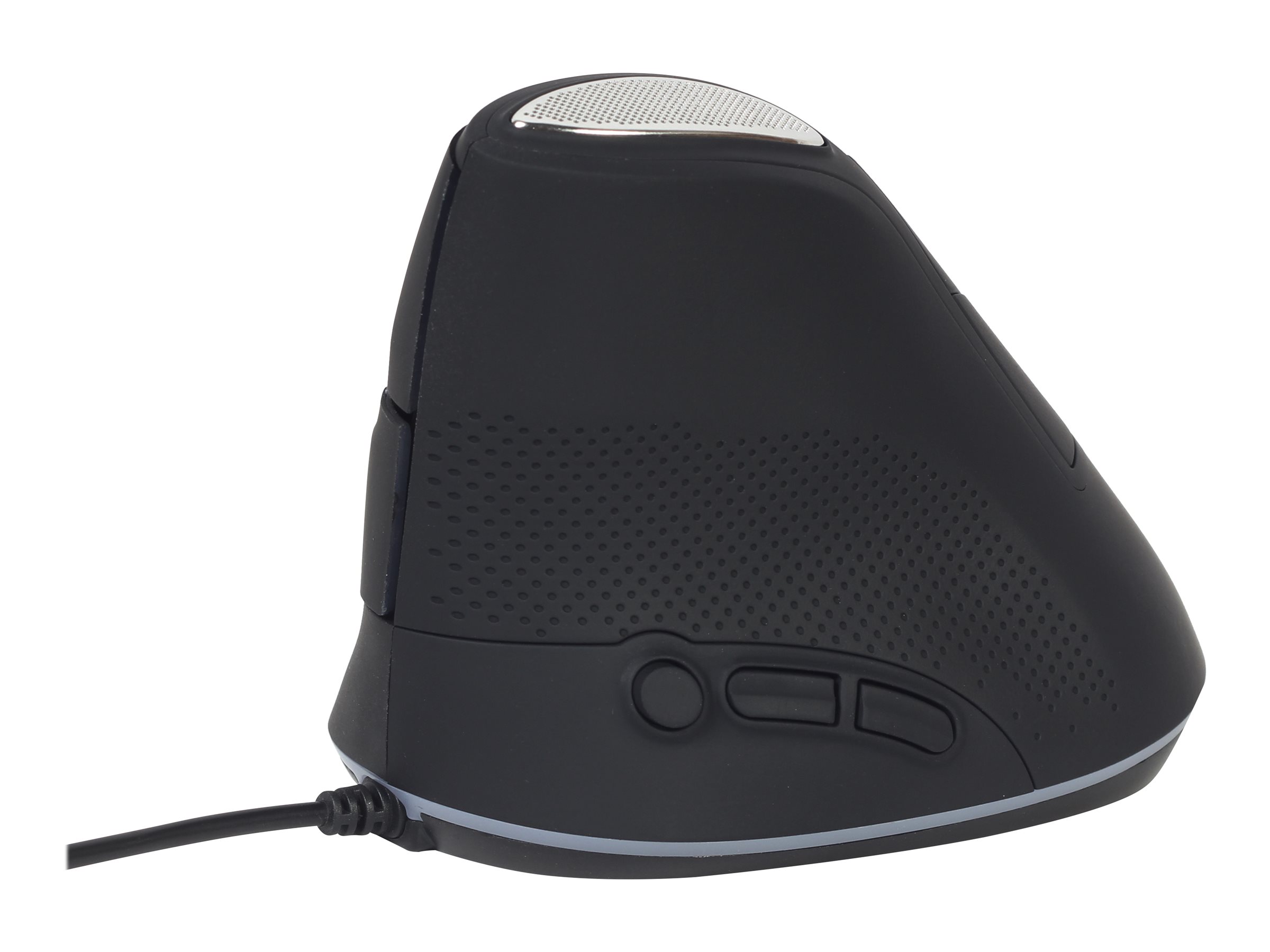 Gembird - vertikale Maus - USB - Space-grau