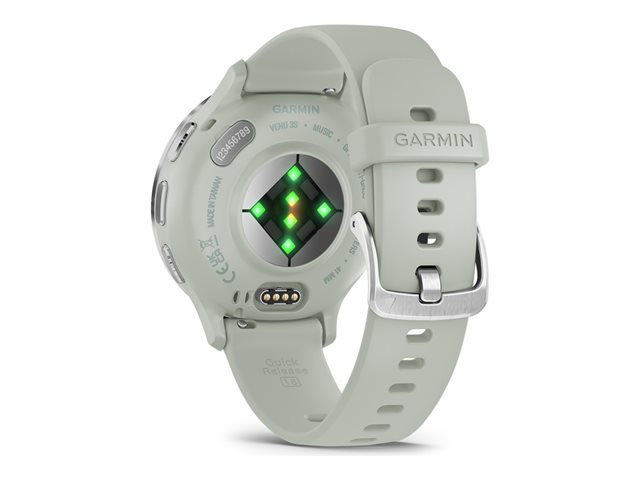Garmin Venu 3S - Sage Gray - intelligente Uhr mit Band - 8 GB