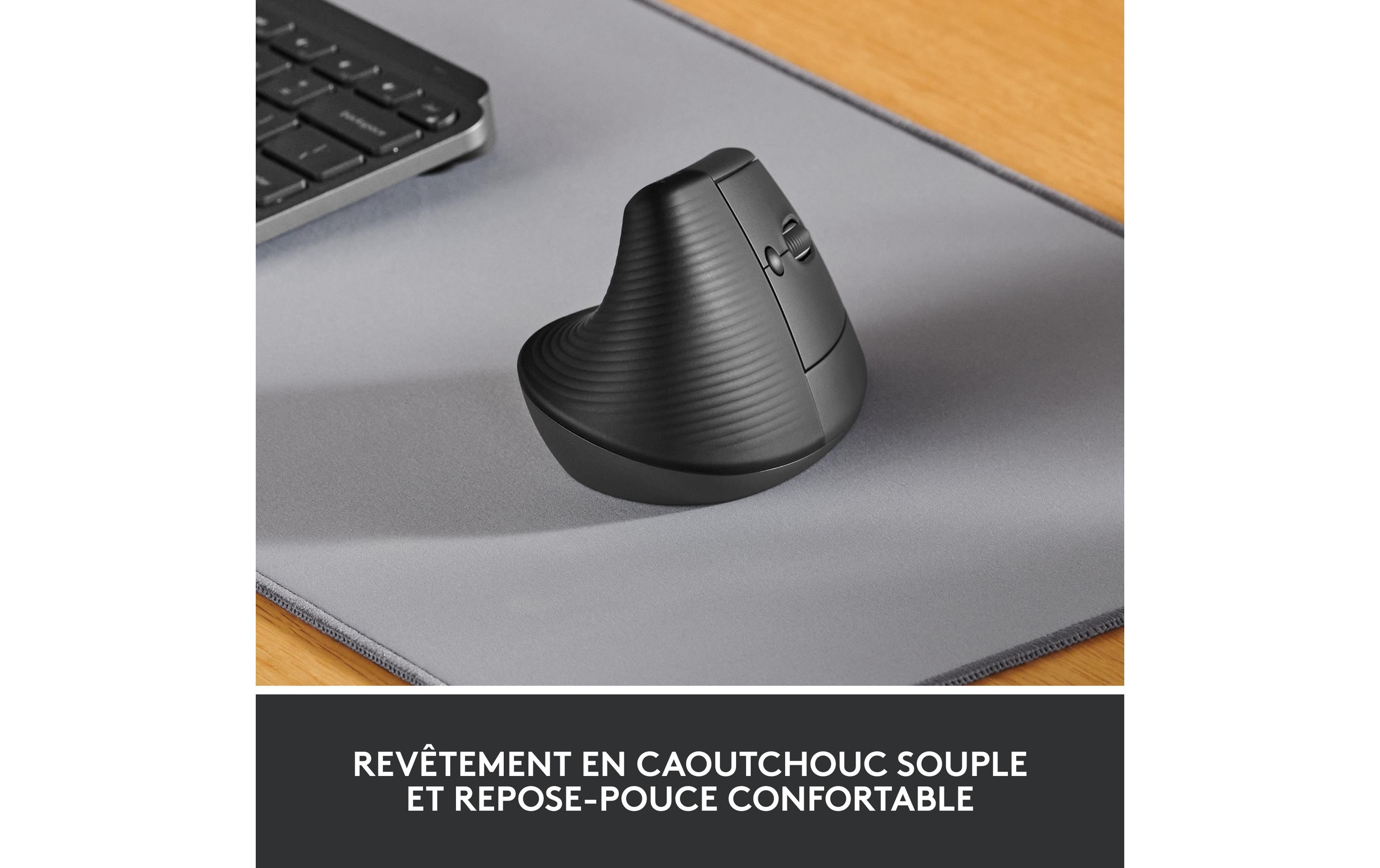 Logitech Ergonomische Maus Lift Graphite