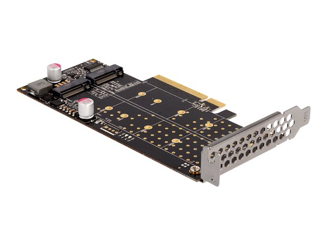 Delock PCI Express x8 Card to 2 x internal NVMe M.2 Key M - Bifurcation - Speicher-Controller - M.2 NVMe Card - PCIe 4.0 x8