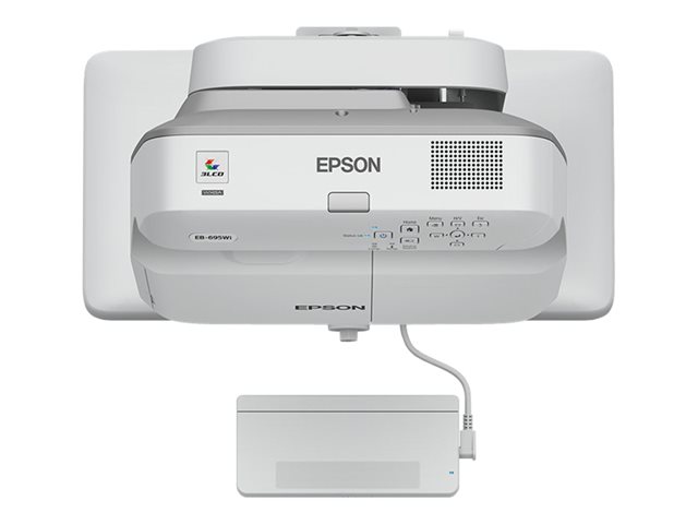 Epson EB-695Wi - 3-LCD-Projektor - LAN - Grau
weiß