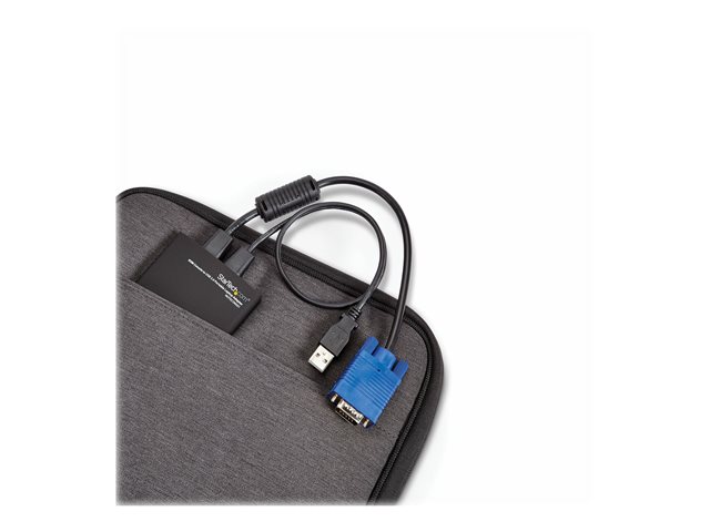 StarTech.com Tragbarer KVM Konsolen auf USB 2.0 Laptop Adapter - KVM-Switch - 1 Anschlüsse