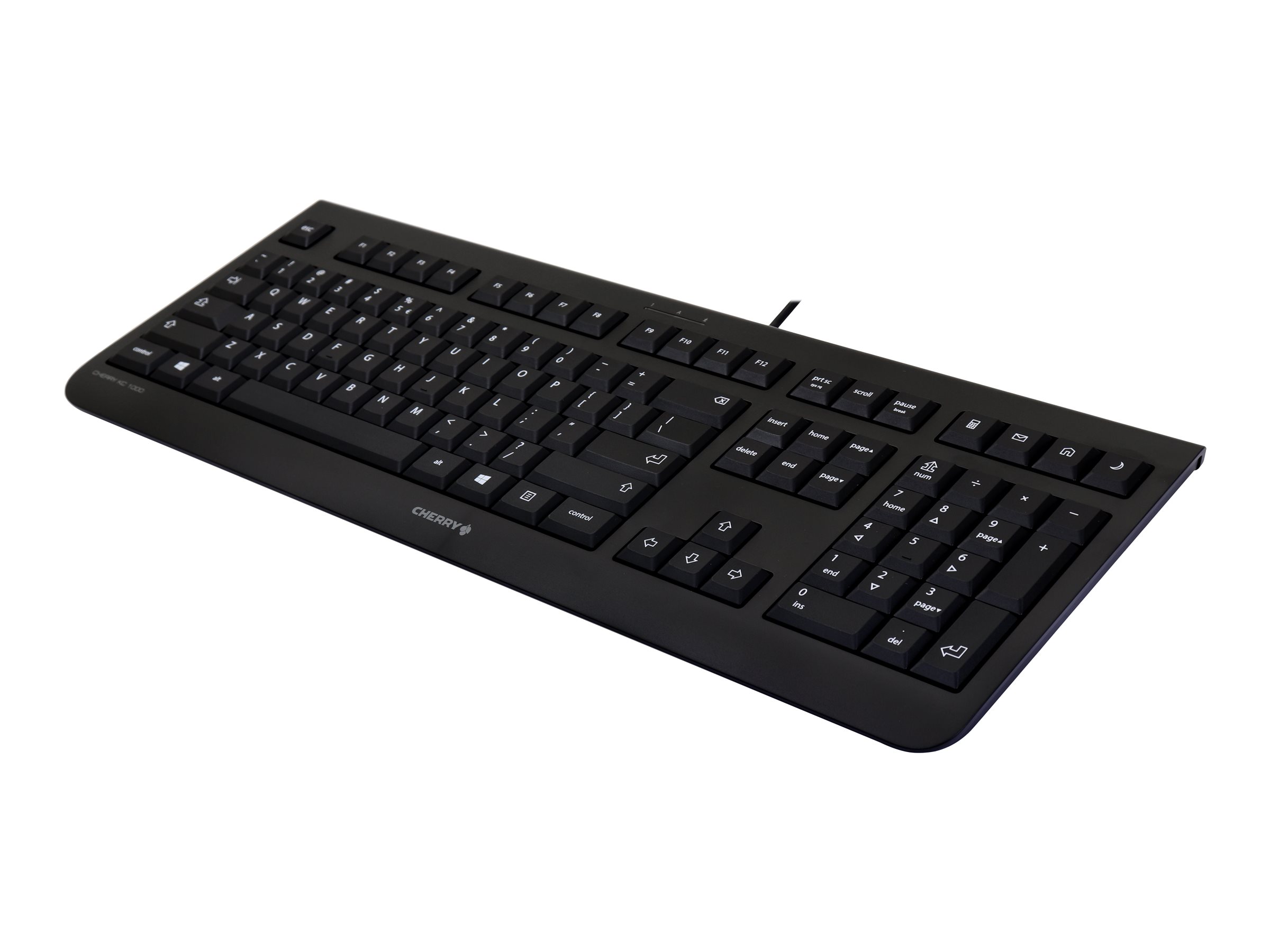 CHERRY KC 1000 - Tastatur - USA - Schwarz Eingabegerät