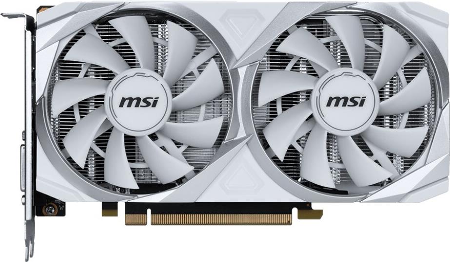 MSI GeForce RTX 3050 VENTUS 2X XS WHITE 8G OC - VGA - PCI-E x16 - 8.192 MB - GDDR6 - 128 Bit