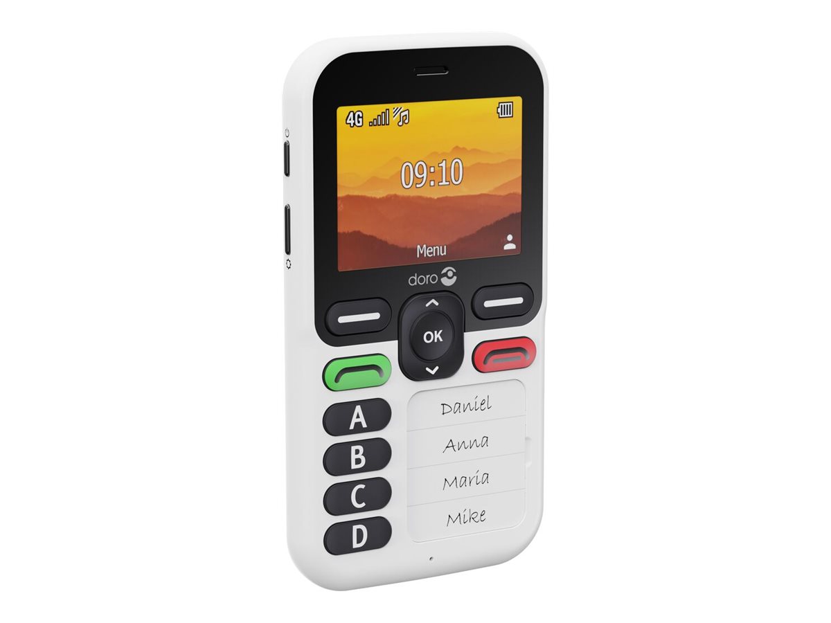 DORO Leva X10 - Schwarz / Weiß - 4G Feature Phone - 128 MB - GSM