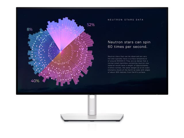 Dell UltraSharp U2722DE - LED-Monitor - 68.47 cm (27") - 2560 x 1440 QHD @ 60 Hz - IPS - 350 cd/m² - 1000:1 - 5 ms - HDMI, DisplayPort, USB-C
