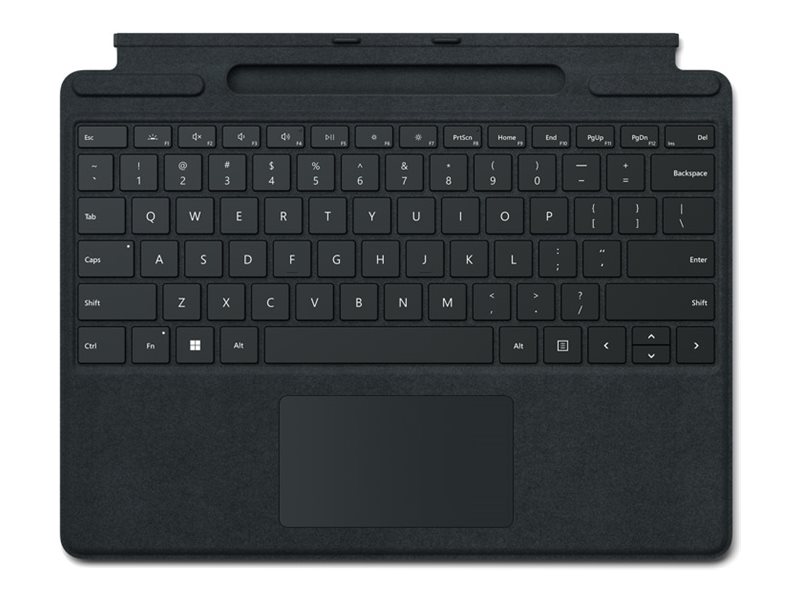 Microsoft Surface Pro Signature Keyboard - Tastatur - mit Beschleunigungsmesser
Touchpad
Surface Slim Pen 2 Ablage- und Ladeschale - QWERTZ - Deutsch - Schwarz Eingabegerät
