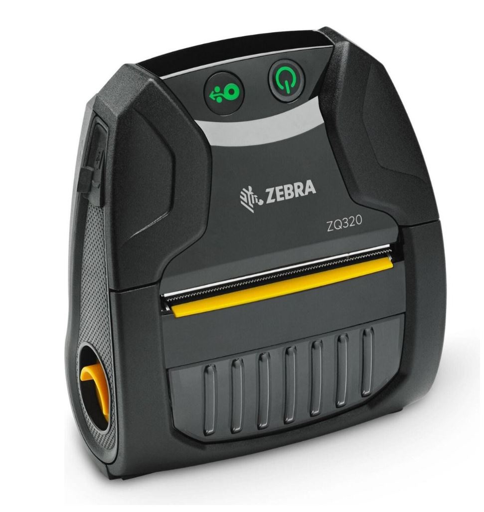 ZEBRA DT Printer ZQ320 Plus, 802.11AC & BT 4.X, Linerless, Label Sensor, Indoor Use, Group E (ZQ32-A0W13RE-00)