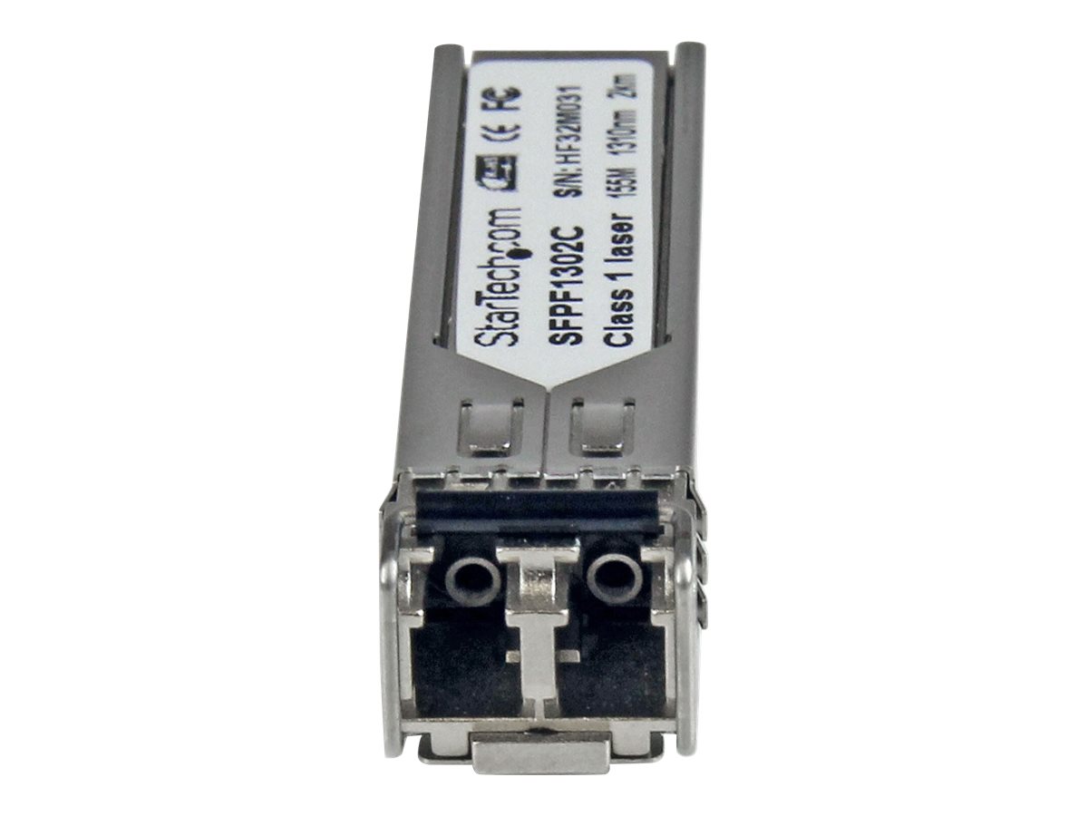StarTech.com Cisco kompatibles 100MBit/s SFP Transceiver Modul MM LC - Mini-GBIC bis 2Km - LWL / Glasfaser Transceiver mit DDM 1310nm - SFP (Mini-GBIC)-Transceiver-Modul - 100Mb LAN