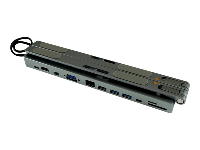 LC Power - Dockingstation + Notebook-Halterung - USB-C - VGA
HDMI
Mini DP - 1GbE