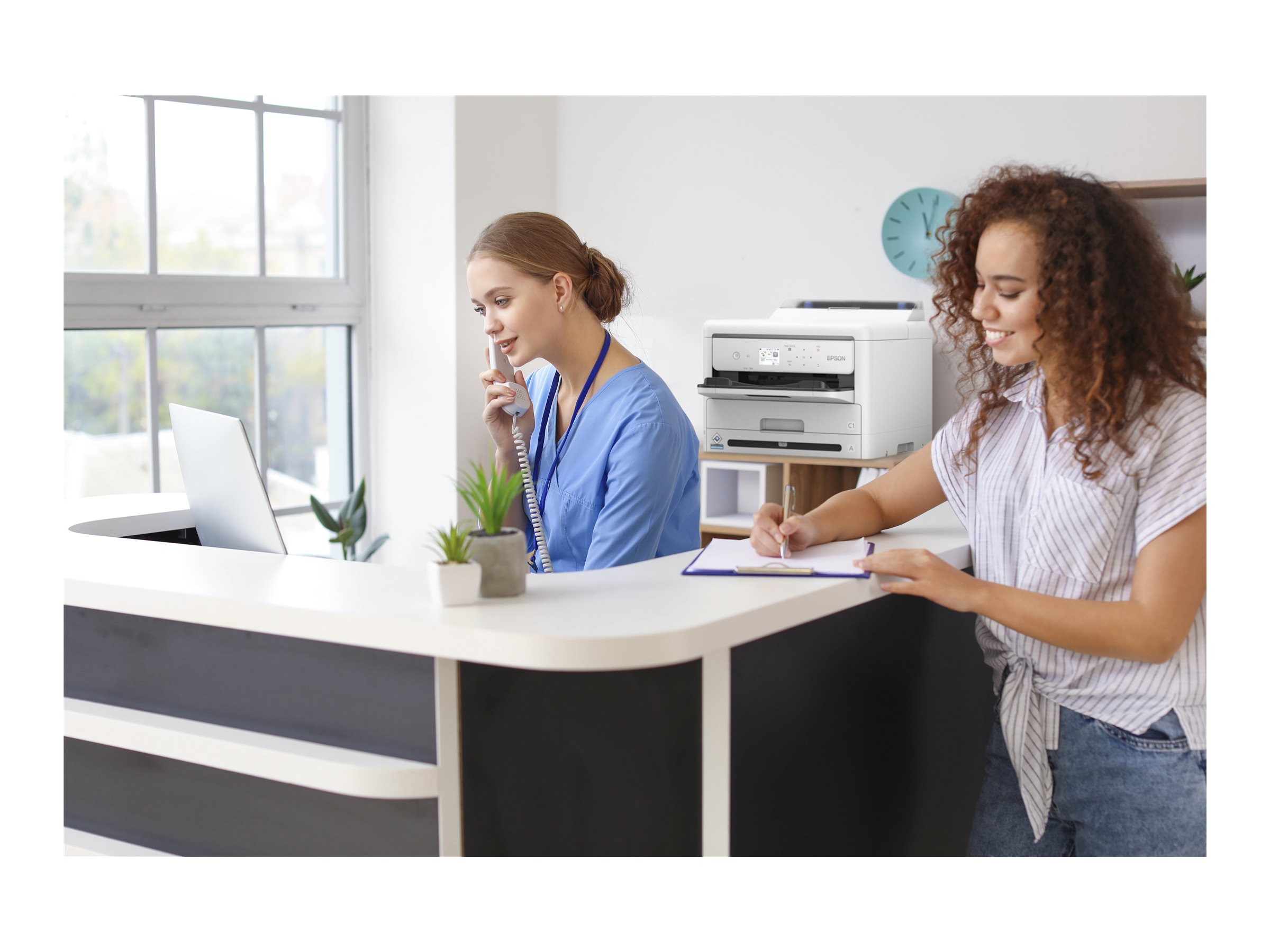 Epson WorkForce Pro WF-M5399DW - Drucker - s/w - Duplex - Tintenstrahl - A4/Legal - 1200 x 2400 dpi - bis zu 25 Seiten/Min. - Kapazität: 330 Blätter - USB 2.0, Gigabit LAN, Wi-Fi(ac)