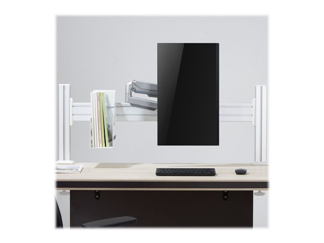 InLine Slatwall Montagekomponente - für LCD-Display - Grau / Silber