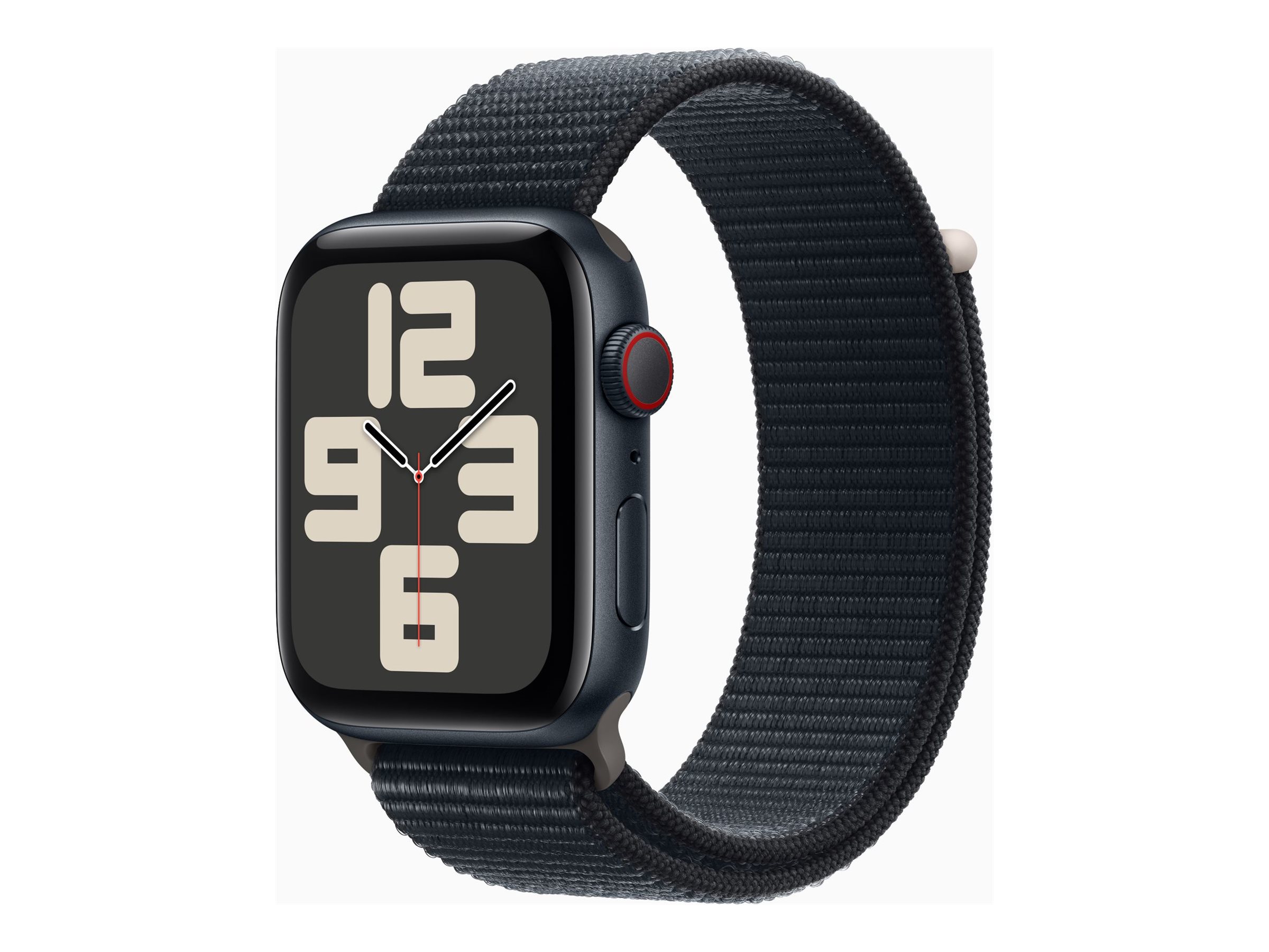 APPLE Watch SE GPS + Cellular 44mm Midnight Aluminium Case with Midnight Sport Loop (MRHC3QF/A)