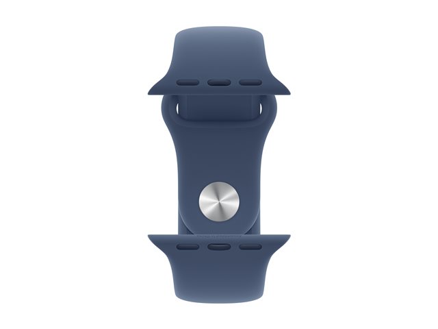 Apple Watch Series 10 GPS 42mm Silver Aluminium Case mit Denim Sport Band - S/M (MWWA3QF/A)