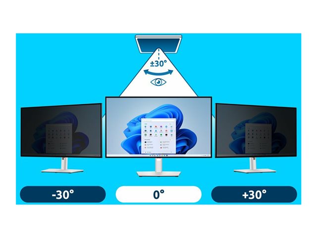 Kensington Monitor-Bildschirmfolie 2-Way Privacy Screen 23.8"/16:9