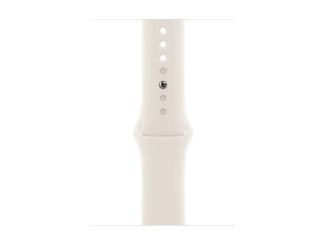 Apple Watch SE GPS + Cellular 44mm Starlight Aluminium Case mit Starlight Sport Band - S/M (MXGT3QF/A)