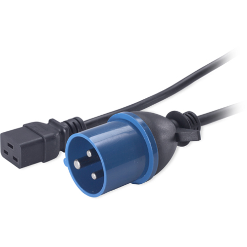 APC - Stromkabel - IEC 60320 C19 zu IEC 60309 (M) - 2.5 m - Schwarz - für P/N: SMT2200I-AR, SMT2200R2I-AR, SMT3000I-AR, SMT3000R2I-AR, SRT1500XLI, SRT2200XLI-KR