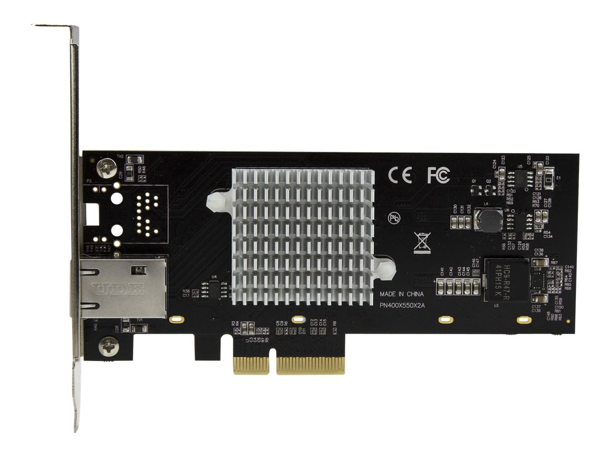 StarTech.com 1 Port 10G Ethernet PCI Express Netzwerkkarte - 10GbE NIC mit Intel X550-AT Chip - 10GBase-T / NBASE-T Compliant - Netzwerkadapter - PCIe 2.0 - 10Gb Ethernet x 1