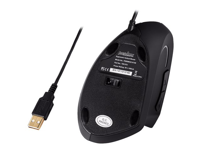 Perixx PERIMICE-513 - vertikale Maus - USB
