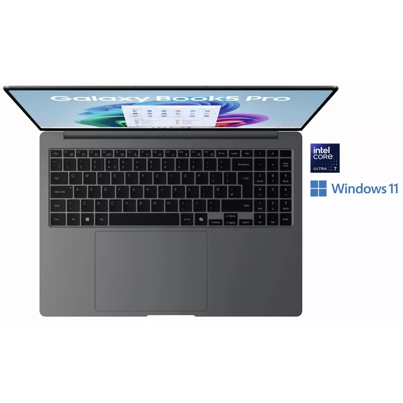 SAMSUNG Galaxy Book5 Pro 40,62cm 16Zoll Intel Ultra 7 256V 32GB LPDDR5x 1TB SSD Intel Arc W11P Grey