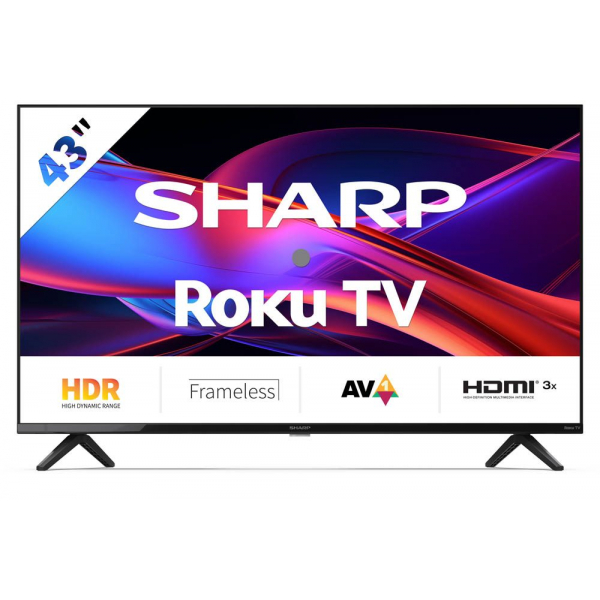 Sharp 43GD2225E 43'' FHD Roku Smart TV schwarz - 109,2 cm