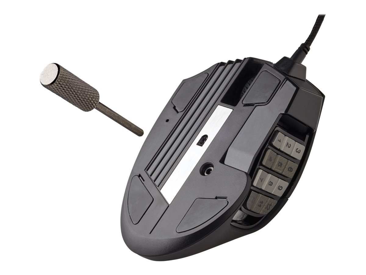 CORSAIR Gaming Scimitar RGB Elite - Maus - USB - Schwarz