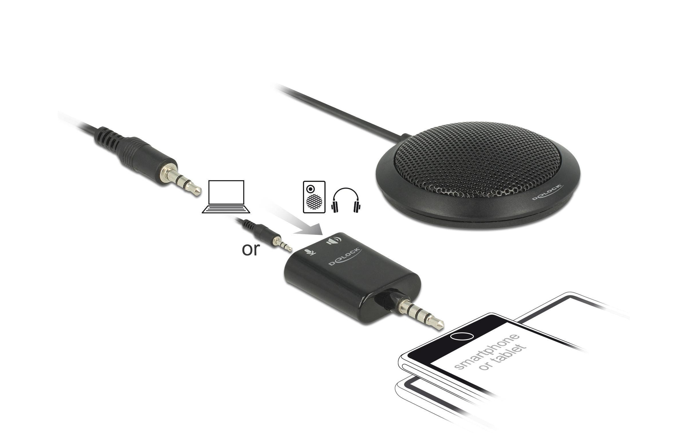 Delock Condenser Table Microphone - Mikrofon
