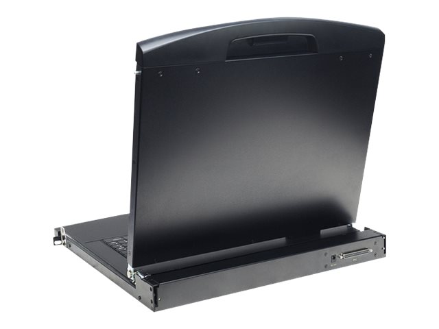 Digitus Professional DS-72211-2GE - KVM-Konsole mit KVM-Switch - 8 Anschlüsse - Deutsch - 48.3 cm (19") - Rack - einbaufähig - 1366 x 768 @ 60 Hz - 1000:1 - Schwarz, RAL 9005 - 1U