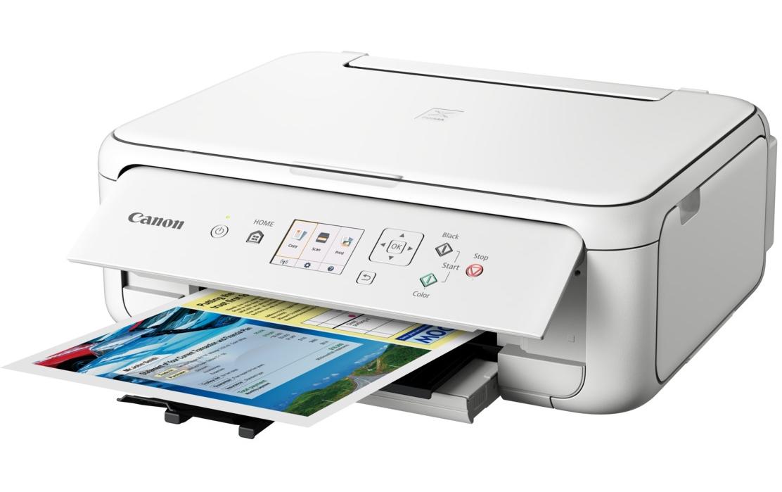 Canon PIXMA TS5151 3 in 1 Tintenstrahl-Multifunktionsdrucker weiß