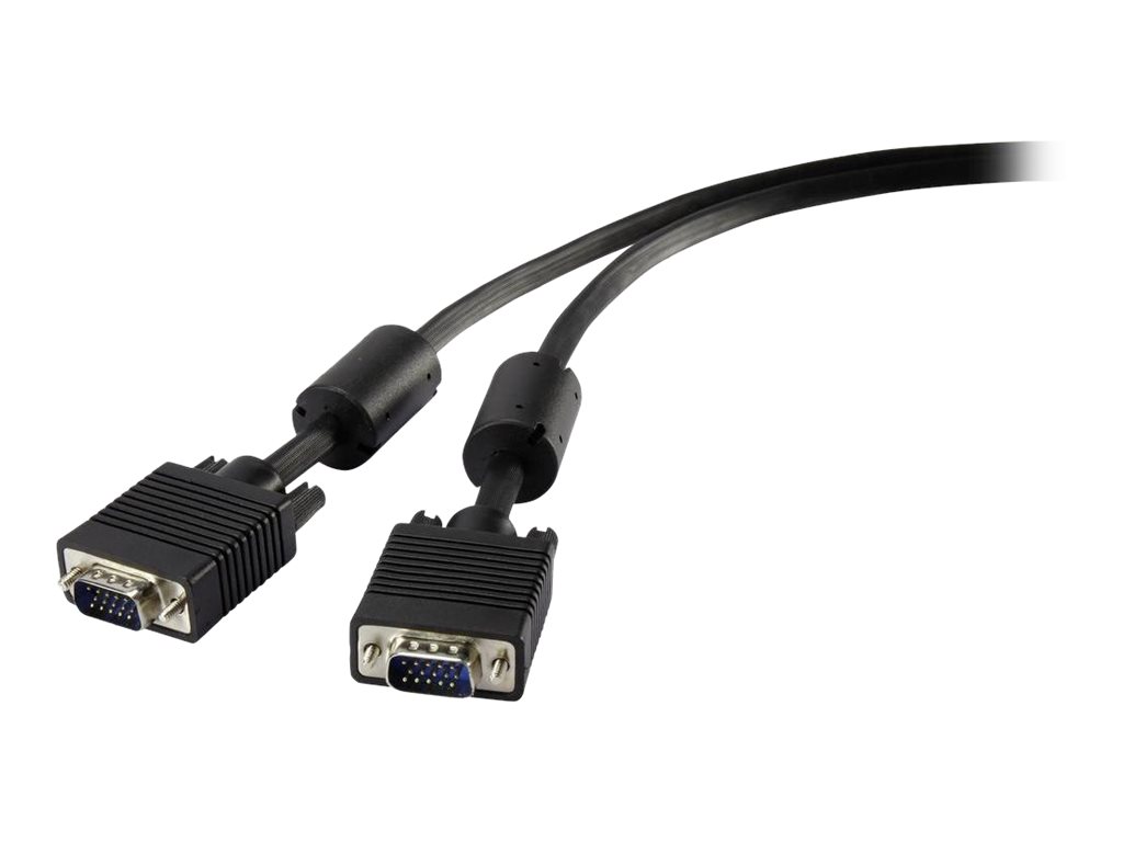 Renkforce RF-4212498 - 1,8 m - VGA (D-Sub) - VGA (D-Sub) - Männlich - Männlich - Schwarz - 1,8 m - Schwarz