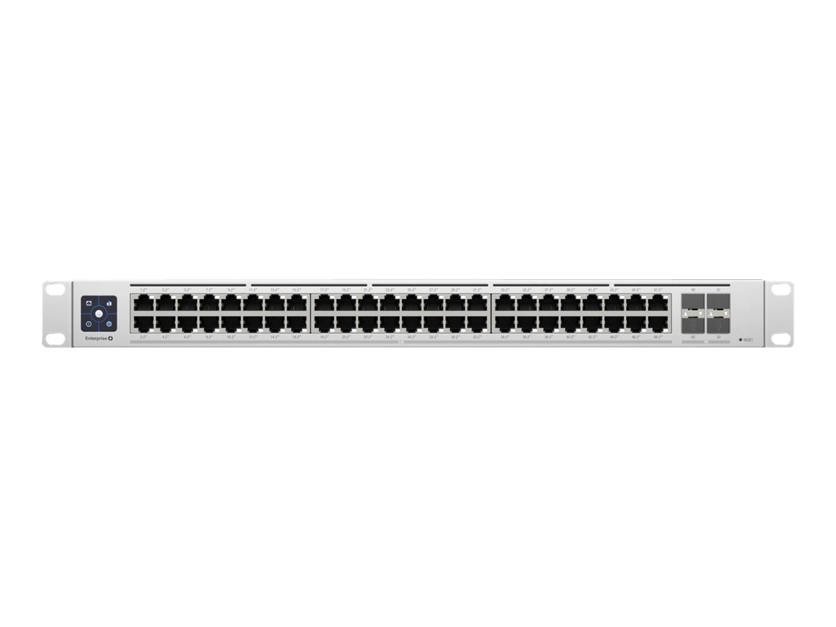 Ubiquiti UniFi Switch Enterprise 48 Rackmount 2.5G Managed Switch, 48x RJ-45, 4x SFP+, 720W PoE+(USW-ENTERPRISE-48-POE)