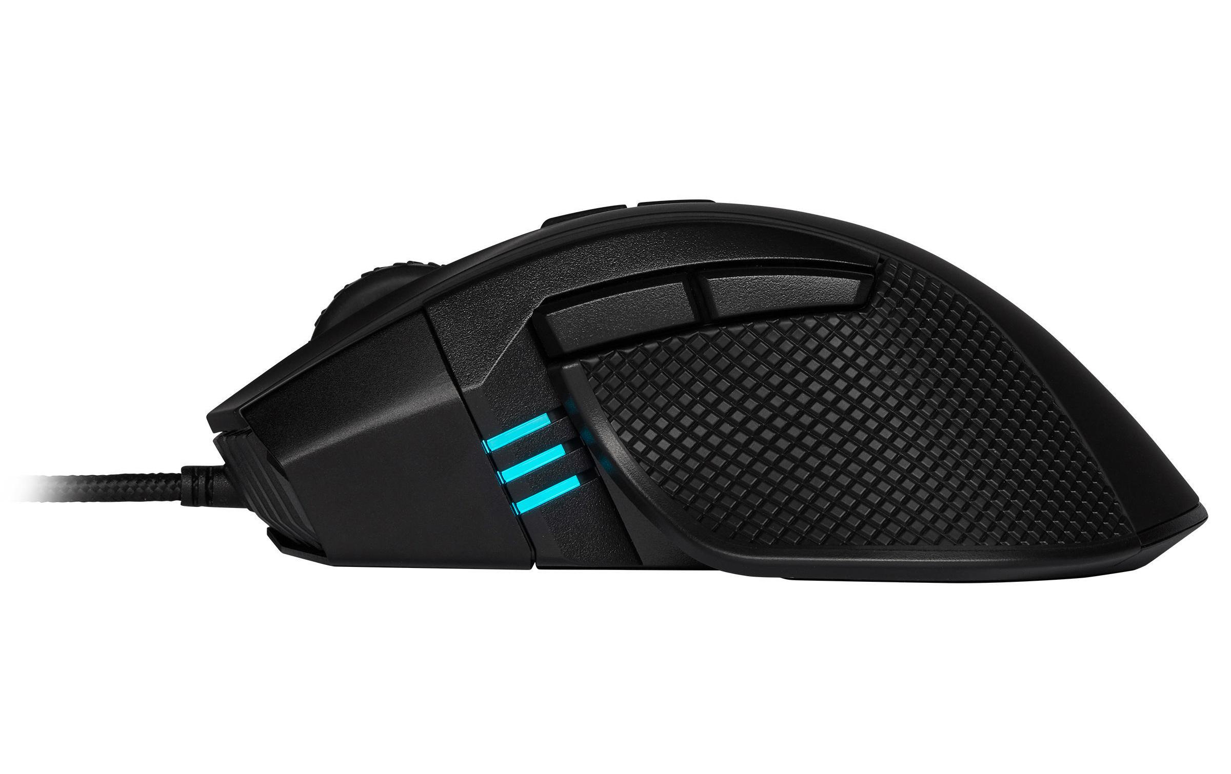 CORSAIR Gaming IRONCLAW RGB FPS/MOBA - Maus - USB - Schwarz