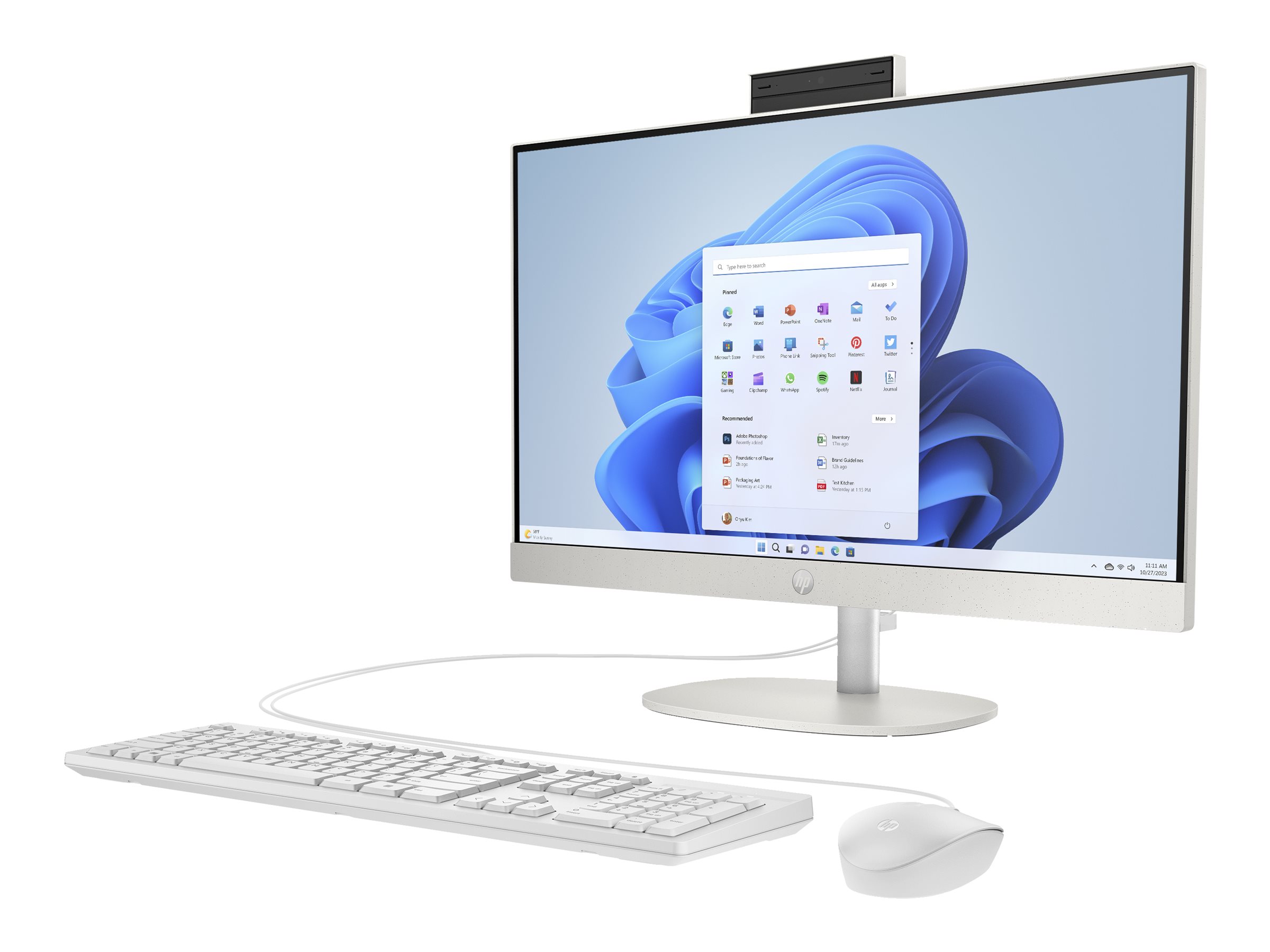 HP 27-cr0009ng - All-in-One (Komplettlösung) - Core i5 1335U 1.3 GHz - 16 GB - SSD 512 GB - LED 68.6 cm (27") - Deutsch