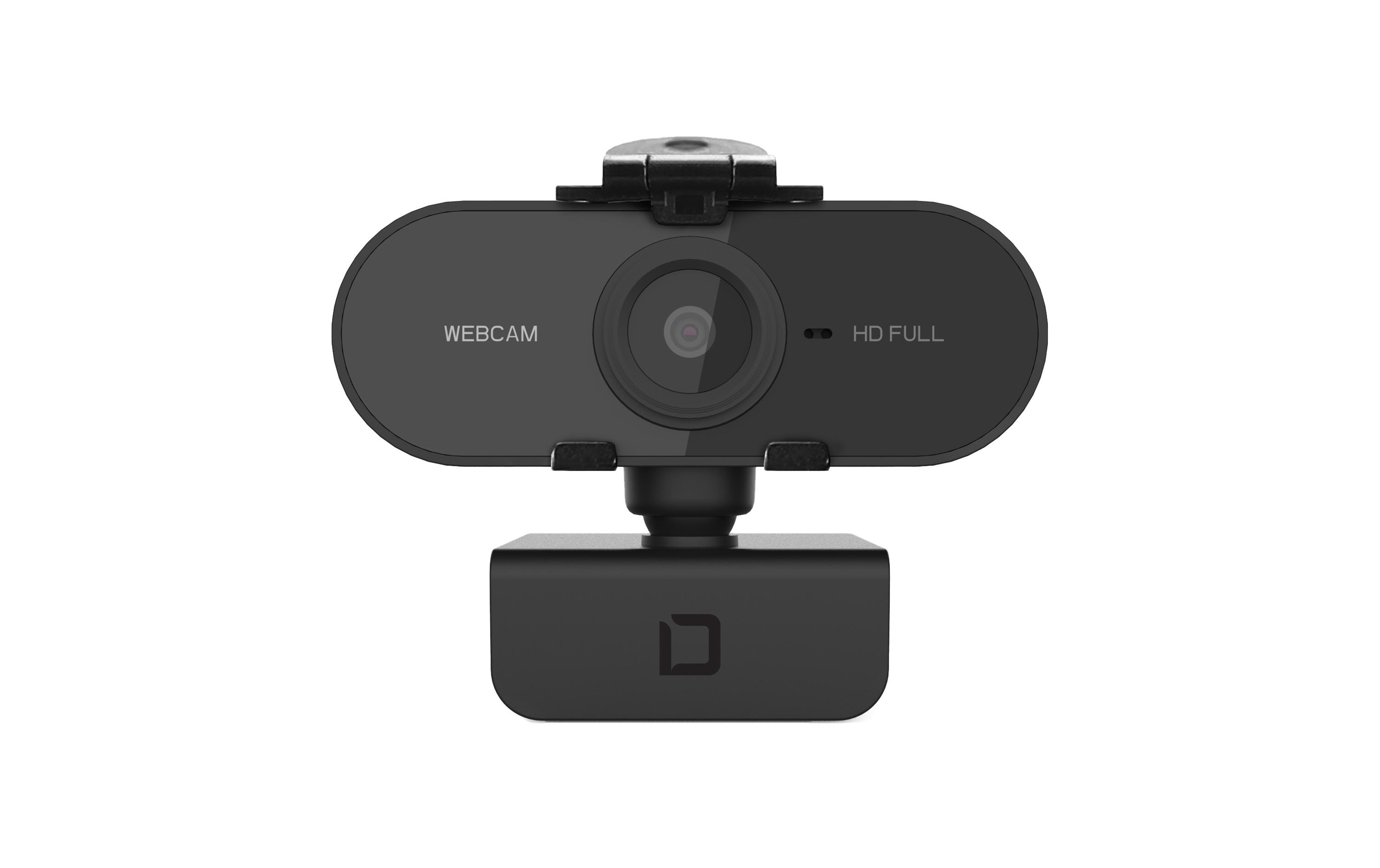 DICOTA Webcam PRO Plus Full HD - Webcam - Farbe - 1920 x 1080 - 1080p - Audio - USB 2.0