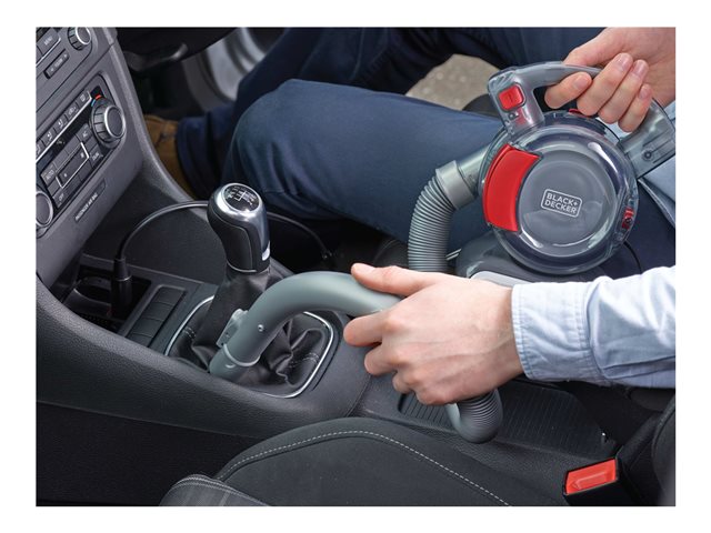 Black & Decker DustBuster Flexi Auto PD1200AV - Staubsauger - Handstaubsauger - Rot/Grau