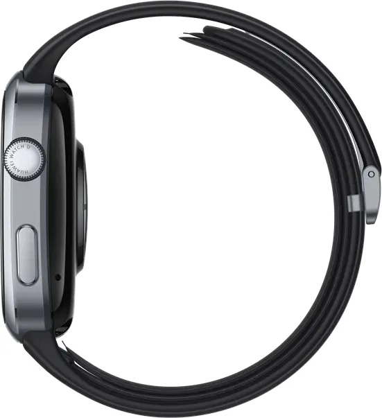 Huawei Watch D2 - Aluminiumlegierung - intelligente Uhr mit Riemen - Schwarz