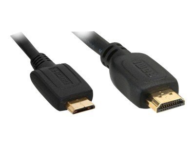 InLine Mini High Speed HDMI Cable - HDMI-Kabel - HDMI männlich zu mini HDMI männlich - 2 m - Schwarz