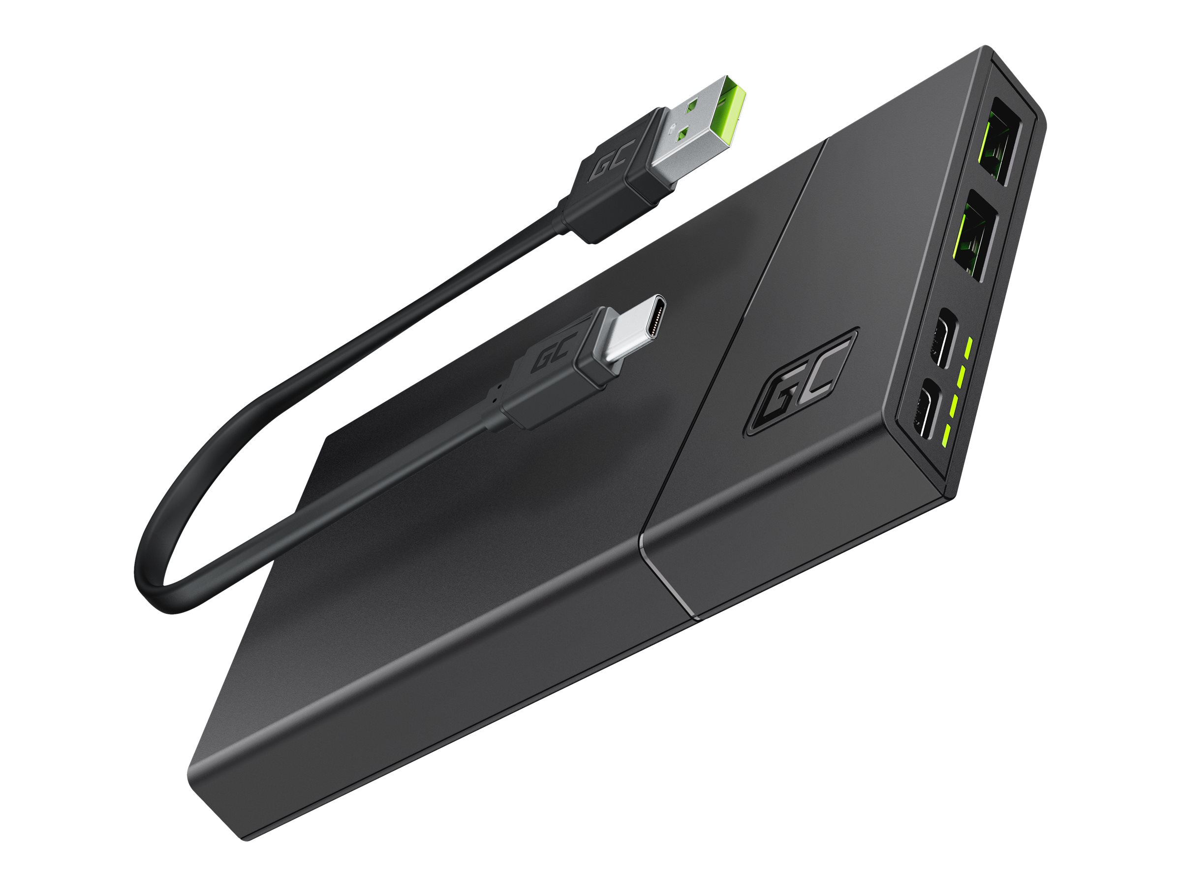 Green Cell PowerPlay 10S Powerbank - Li-Pol - 2 x USB
24 pin USB-C - 18 Watt