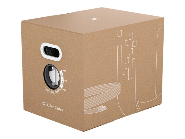 Ubiquiti UISP Cable Carrier - Bulkkabel - 305 m - 6.8 mm - STP - CAT 5e - im Freien, robust - Schwarz